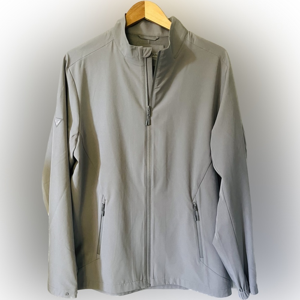 Levelwear Golf Protect Rain Jacket Club Collar Mens large gray